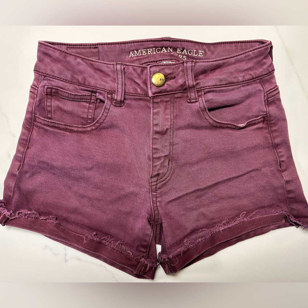 Size 0 American Eagle Super Stretch Denim Shorts